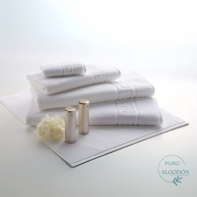 TOALLA RIZO 450 G GRECA HOTEL (100% ALGODÓN)