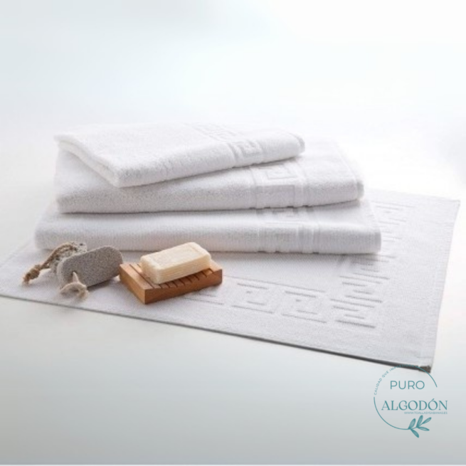 TOALLA RIZO 450 G GRECA HOTEL (100% ALGODÓN) - Imagen 2